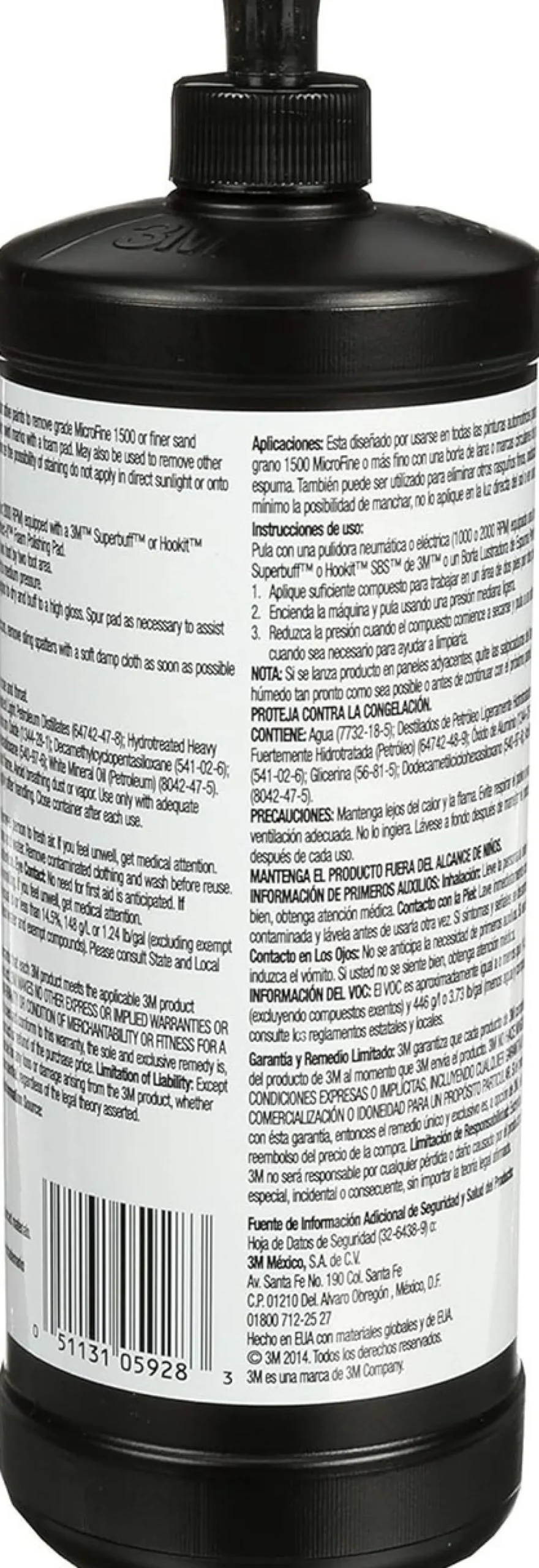 3M 1 quart Finesse-It II Machine Polish (05928)