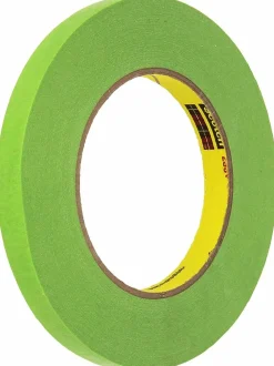 3M 26332 Scotch Performance Masking Tape 233+, 12 mm x 55 m, Green