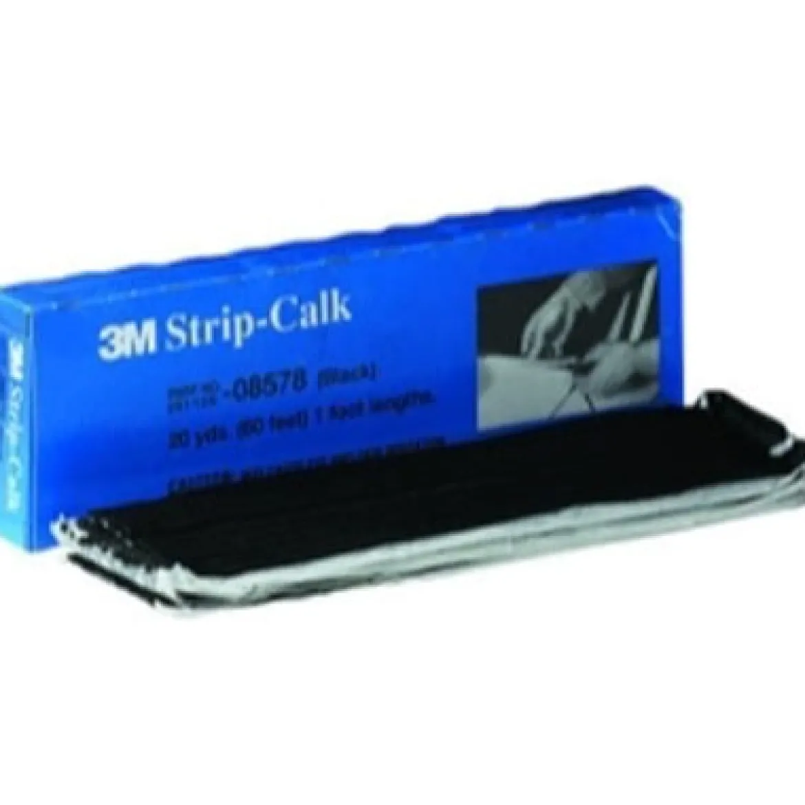 3M 1' Strips Black Strip Calk (08578)