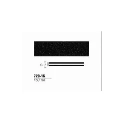 3M 3/16" X 150' Black Stardust Scotchcal Striping Tape (72016)