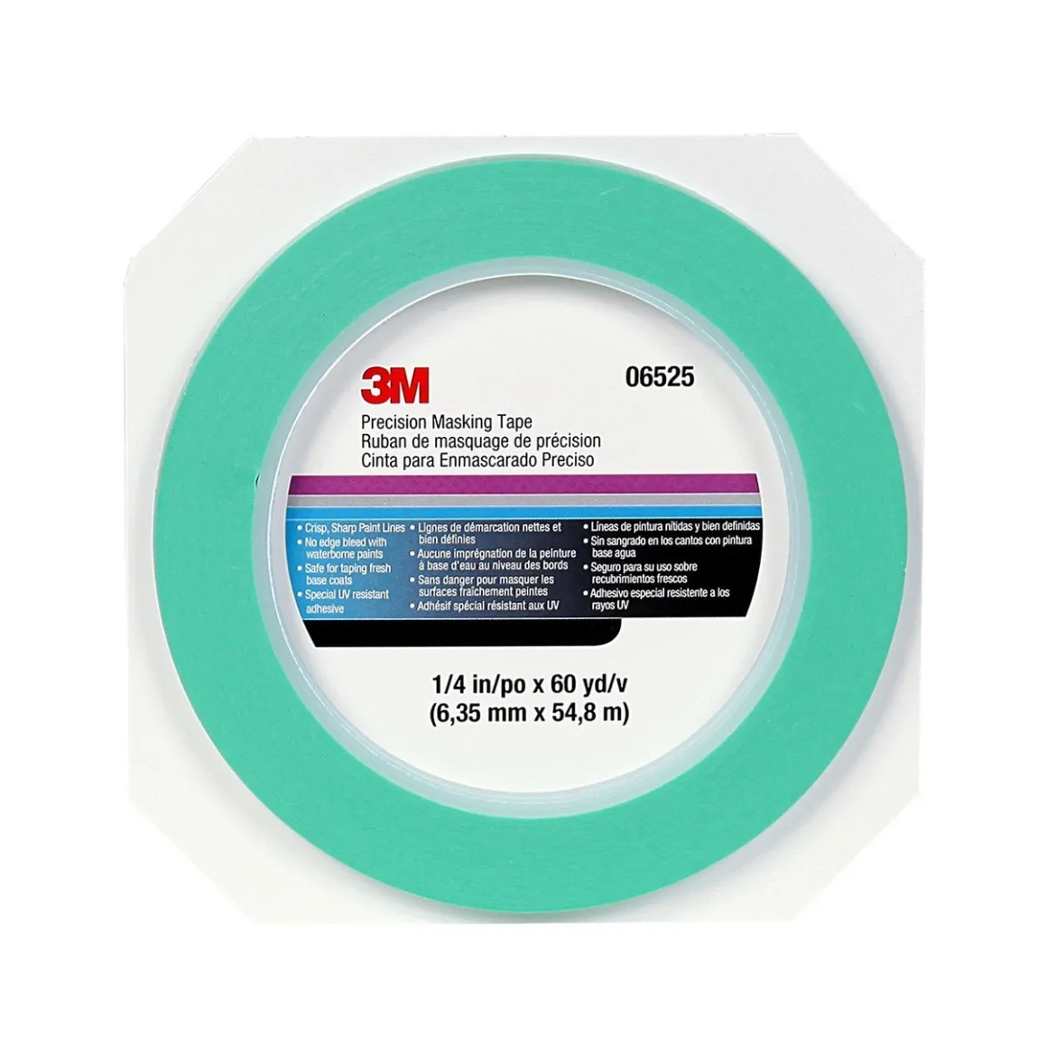 3M 1/4" X 180' Precision Masking Tape (6525)