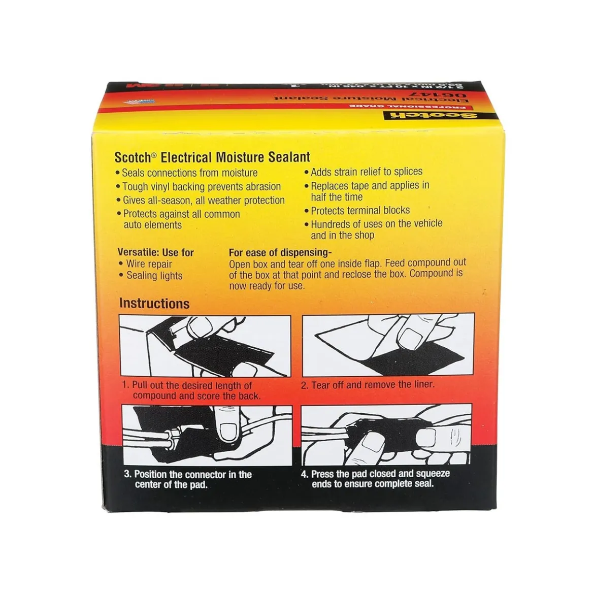 3M 2.5" X 10' Scotch Electrical Moisture Sealant Roll (6147)