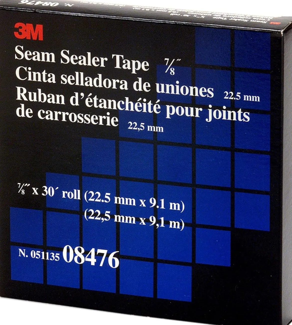 3M 7/8" X 30' Seam Sealer Tape (8476)