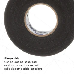 3M 3/4" X 22' Temflex Rubber Splicing Tape (2155)