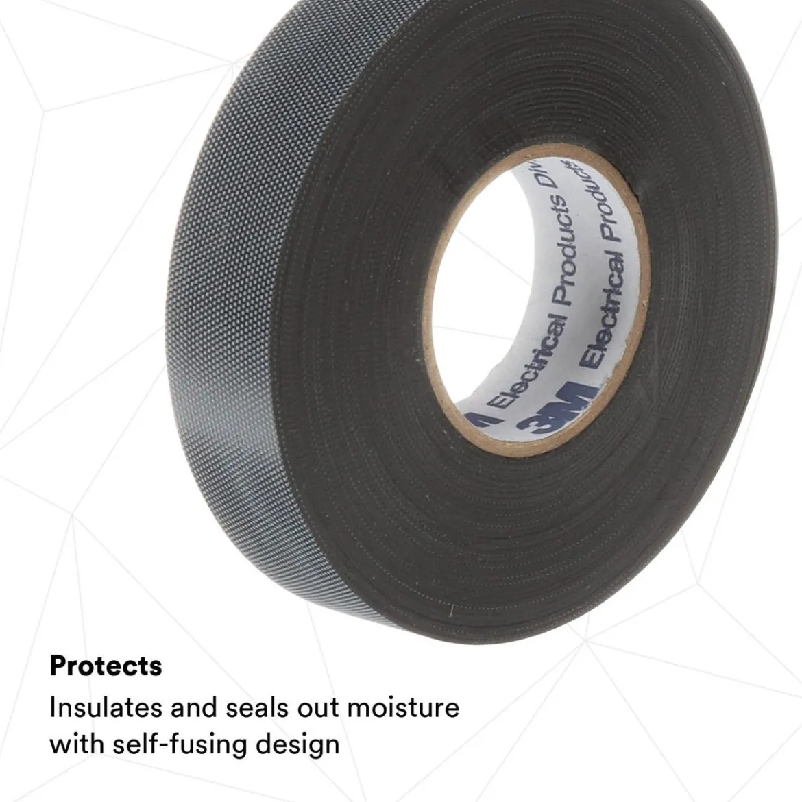 3M 3/4" X 22' Temflex Rubber Splicing Tape (2155)
