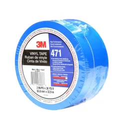 3M 3/4" X 36 Yard Blue Vinyl Tape 471 (36409)
