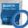 3M 3/4" X 36 Yards Blue Scotch Plastic Tape 471 (6409)