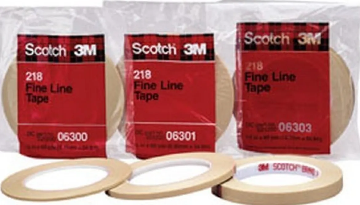 3M 1/16" X 60 Yards Green Scotch Fine Line Tape 218 (6306)