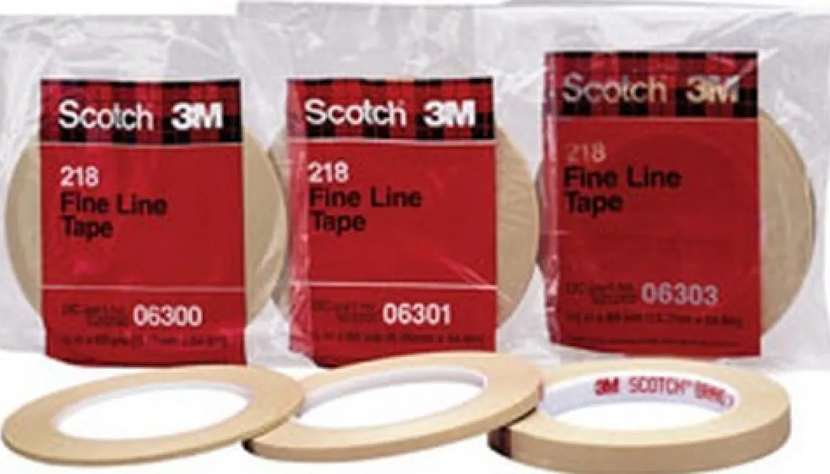 3M 3/16" x 60 Yards Scotch Fine Line Tape 218 (6307)