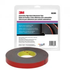 3M 7/8" X 20 Yd Black Automotive Acrylic Plus Attachment Tape (6389)