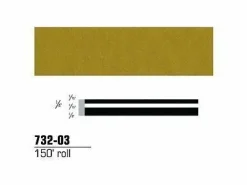 3M 1/4" x 150'Gold Metallic Scotchcal Striping Tape (73203)