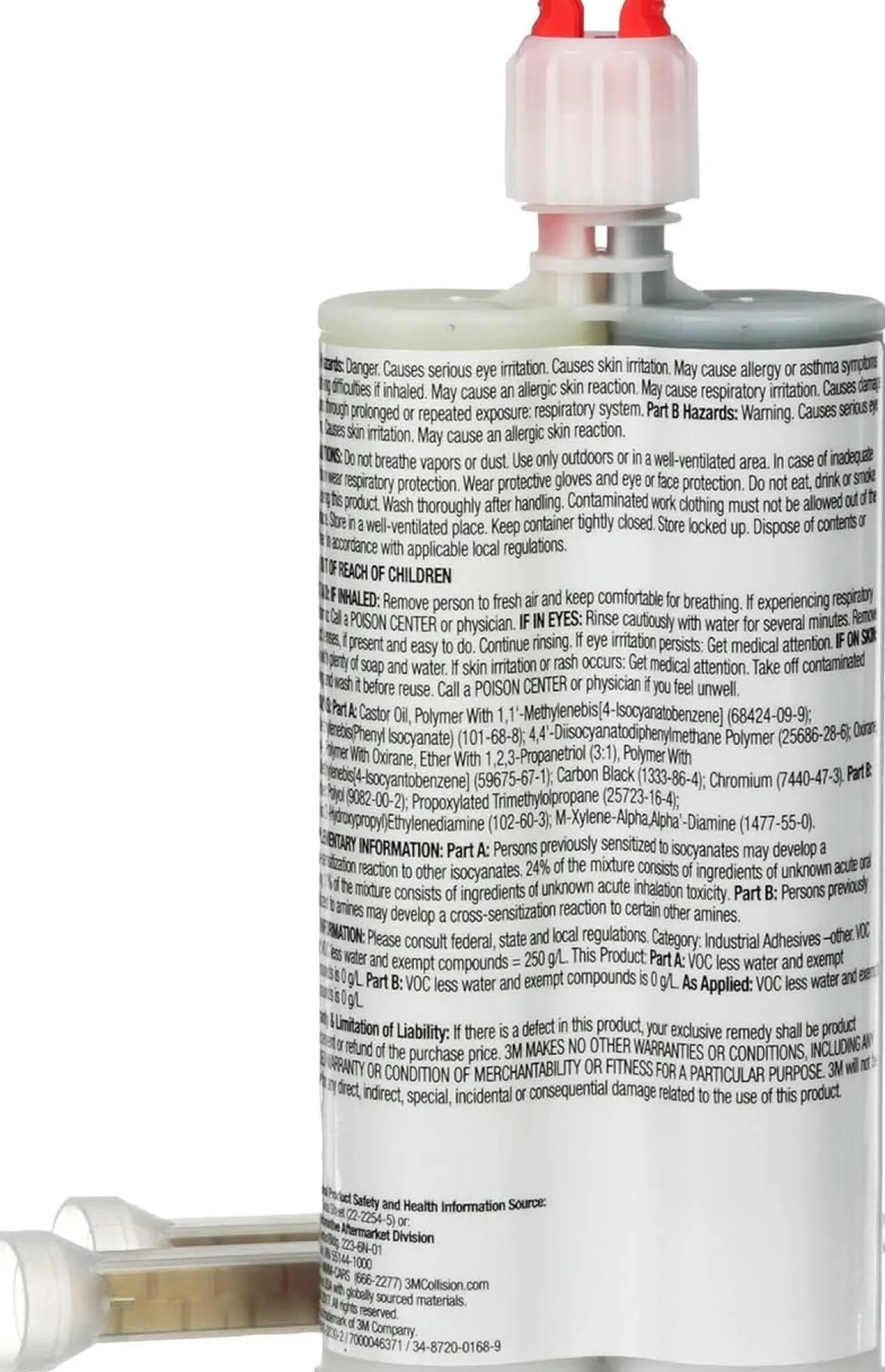 3M 200mL Semi-Rigid Plastic Repair (4240)