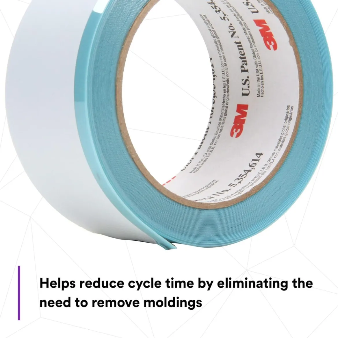 3M 50.8mm X 10m Perforated Adhesive Tape (6347)