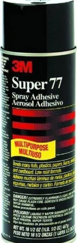3M 24oz Super77 Multipurpose Spray Adhesive Aerosol (21210)
