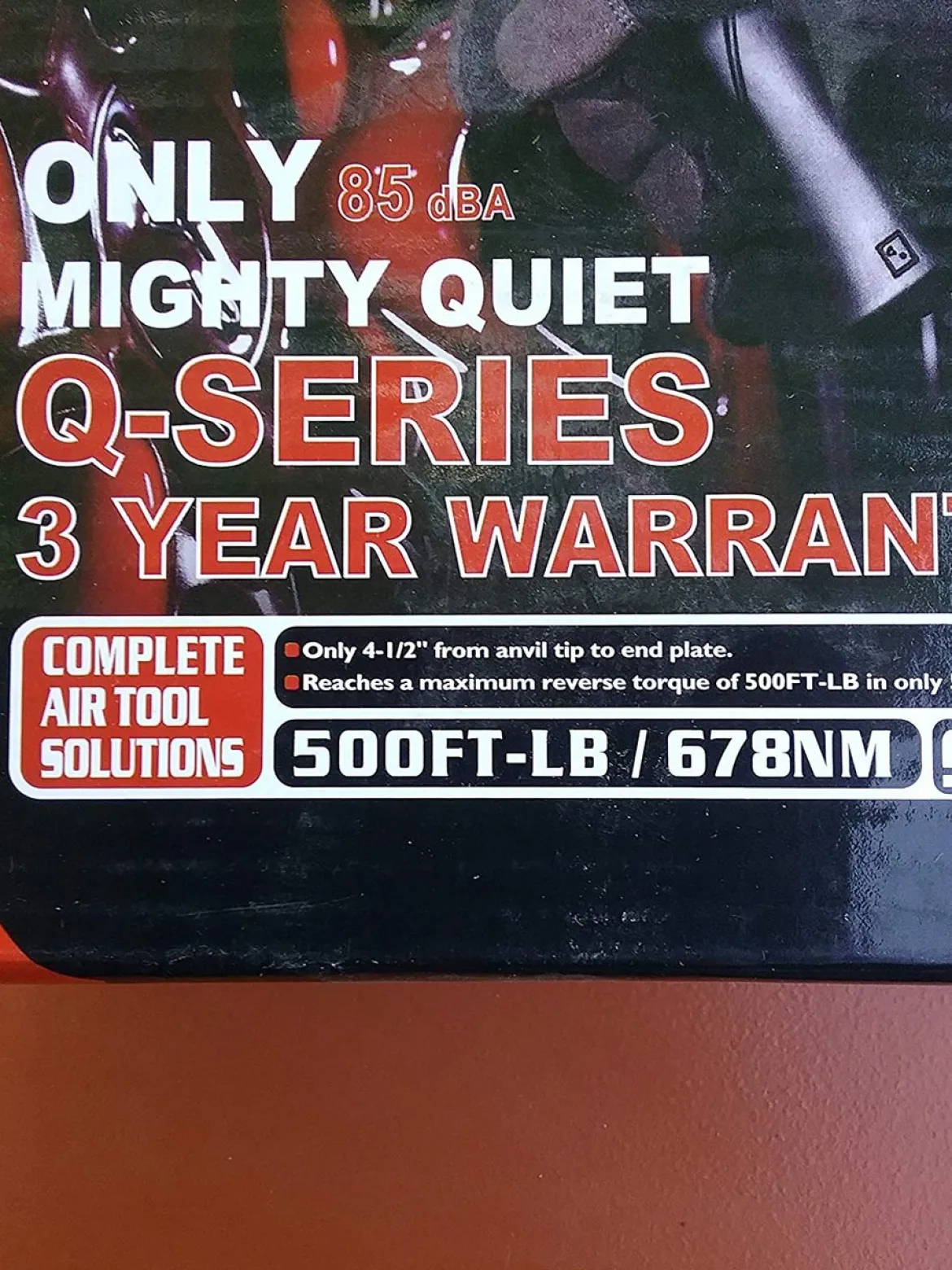 M7 Quiet Mini Impact Wrench 1/2" Drive 500 ft-lb (NC-4612Q)