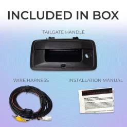 Master Tailgaters Chevrolet Silverado / GMC Sierra (2014-2015) Black Replacement Tailgate Handle with Backup Camera (MT-CSGS14B)