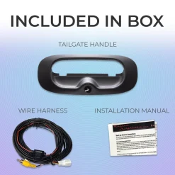Master Tailgaters Dodge Dakota (1997-2011) Black Replacement Tailgate Bezel with Backup Camera (MT-DD97B)