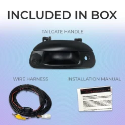 Master Tailgaters Ford F150 F250 F350 F450 F550 (1997-2007) Black Replacement Tailgate Handle with Backup Camera (MT-F97B)