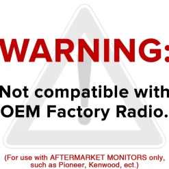 Master Tailgaters Ford Flex (2009-2012) Replacement Ford Emblem with Backup Camera (MT-FF09C)