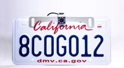 Master Tailgaters Small License Plate Frame Backup or Front Camera with 8 IR LED Night Vision (MC-L3)