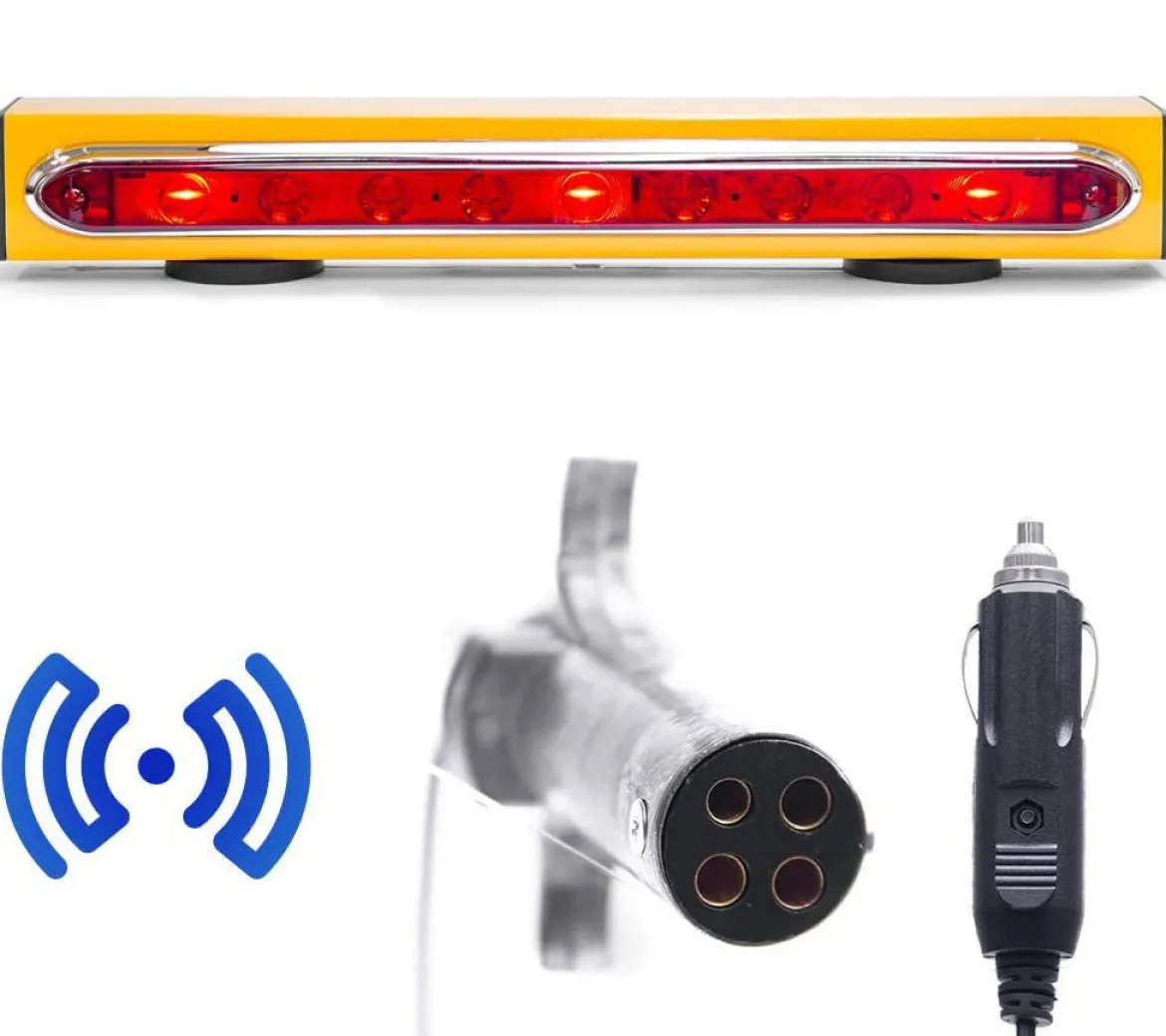 Master Tailgaters Wireless Trailer Tow Light Bar 19"- Magnetic Mount - Ultra Bright LED with 4 Pin Round Hitch Transmitter (MT-WTL04)