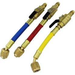 Mastercool 90262 3 Piece Manual Shut-off Valve Adapter Set