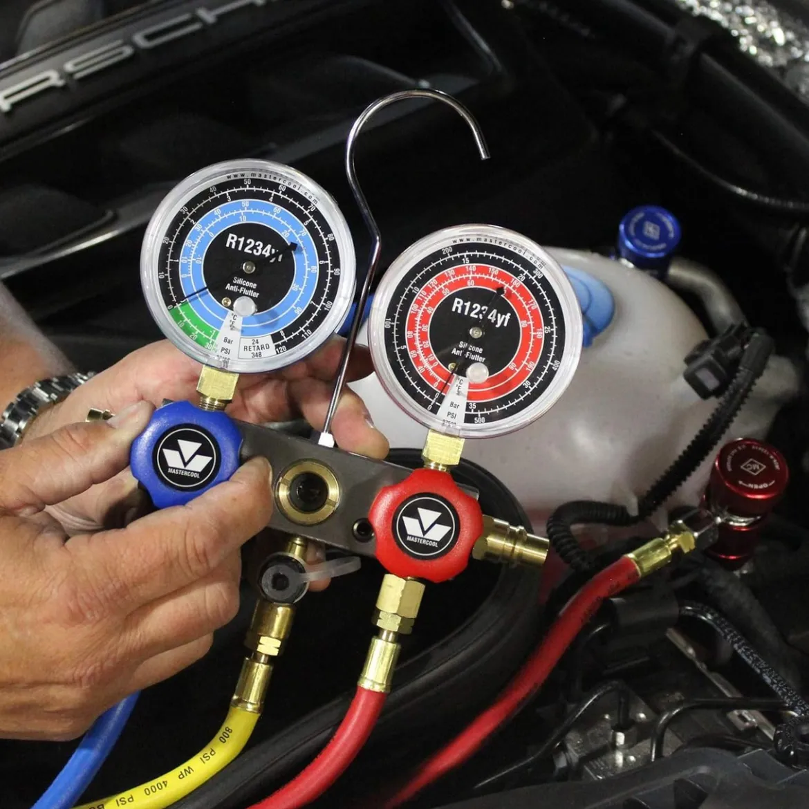 Mastercool 83272 R1234yf Aluminum Manifold Gauge Set