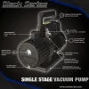Mastercool Black Series 1.8 CFM Vacuum Pump Single Stage (90059-BL)