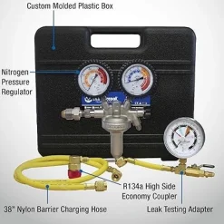 Mastercool Nitrogen Regulator Pressure Test Kit HVAC/R And Auto A/C (53010-AUT)