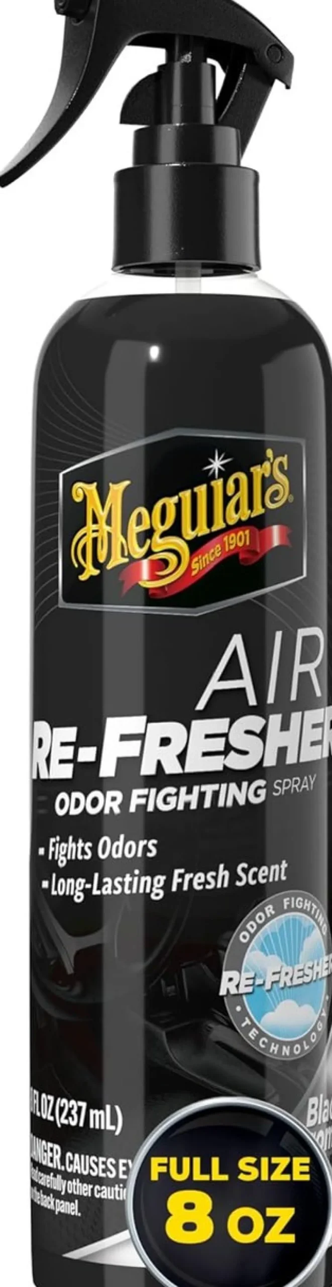 Meguiar's Air Re-Fresher Black Chrome Scent 8 Oz Spray (G250708)