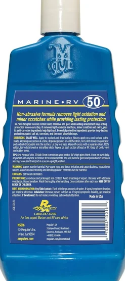 Meguiar's Boat & RV Cleaner Wax Liquid 16 Oz (M5016)