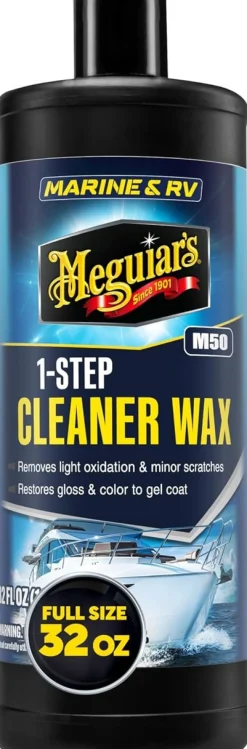 Meguiar's Boat & RV Cleaner Wax Liquid 32 Oz Bottle (M5032)