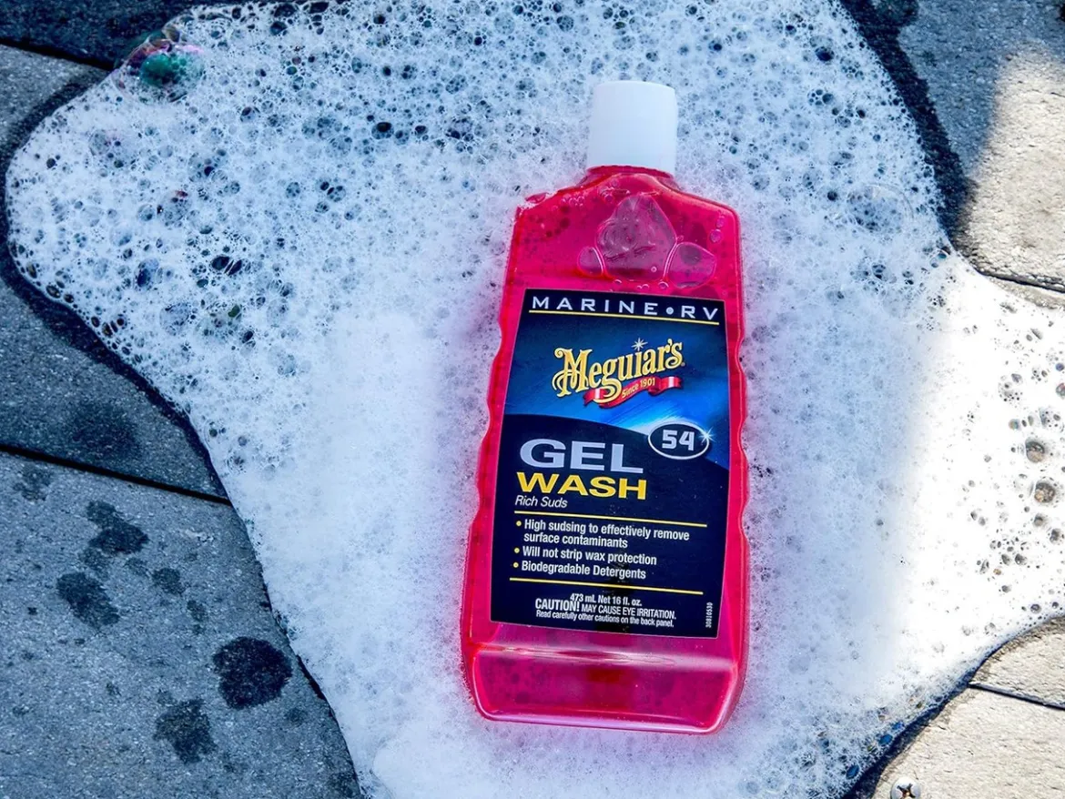 Meguiar's Boat Wash Gel 16 Oz for Marine Surfaces (M5416)
