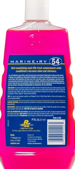 Meguiar's Boat Wash Gel 16 Oz for Marine Surfaces (M5416)