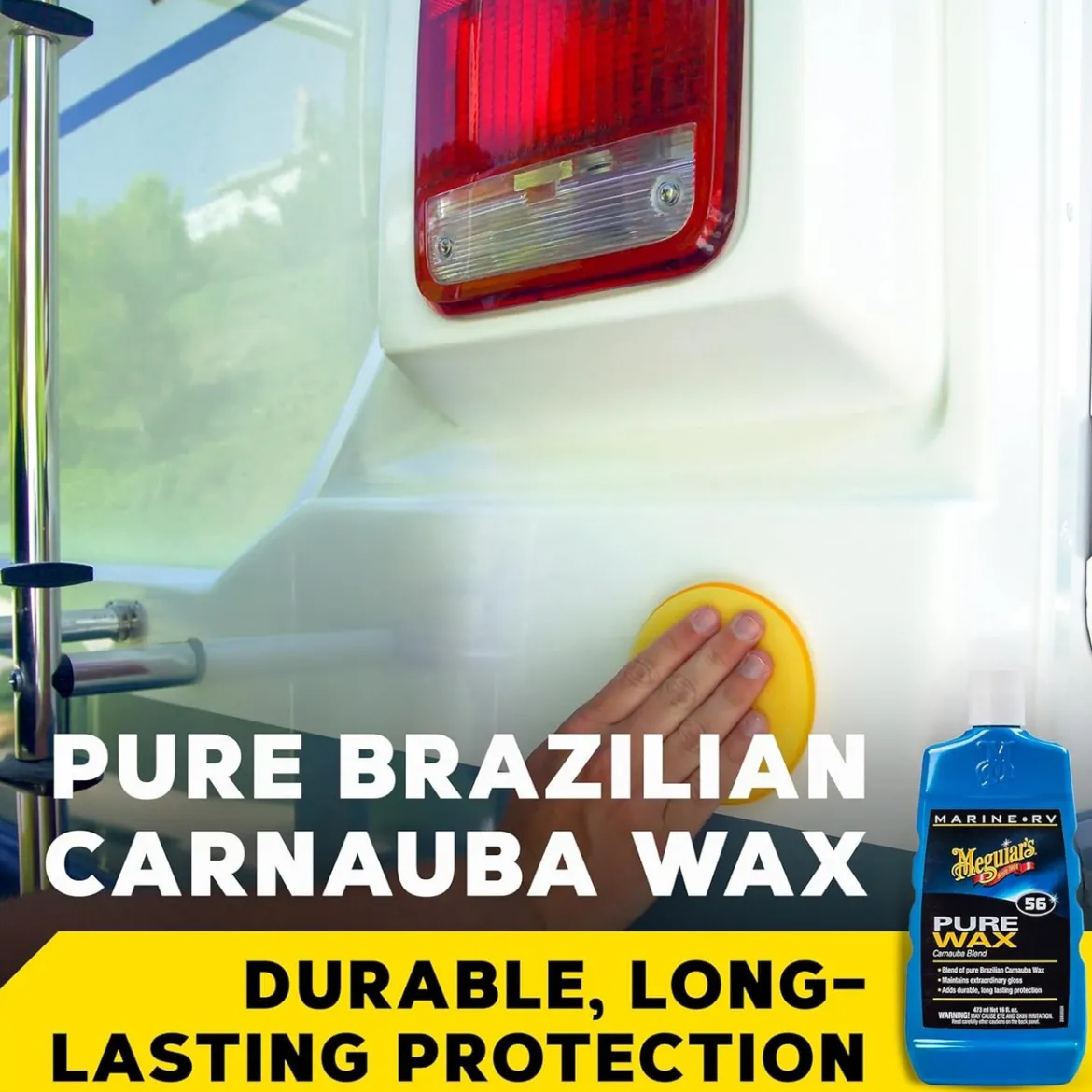 Meguiar's Boat/RV Pure Wax Carnauba Blend 16 Oz (M5616)