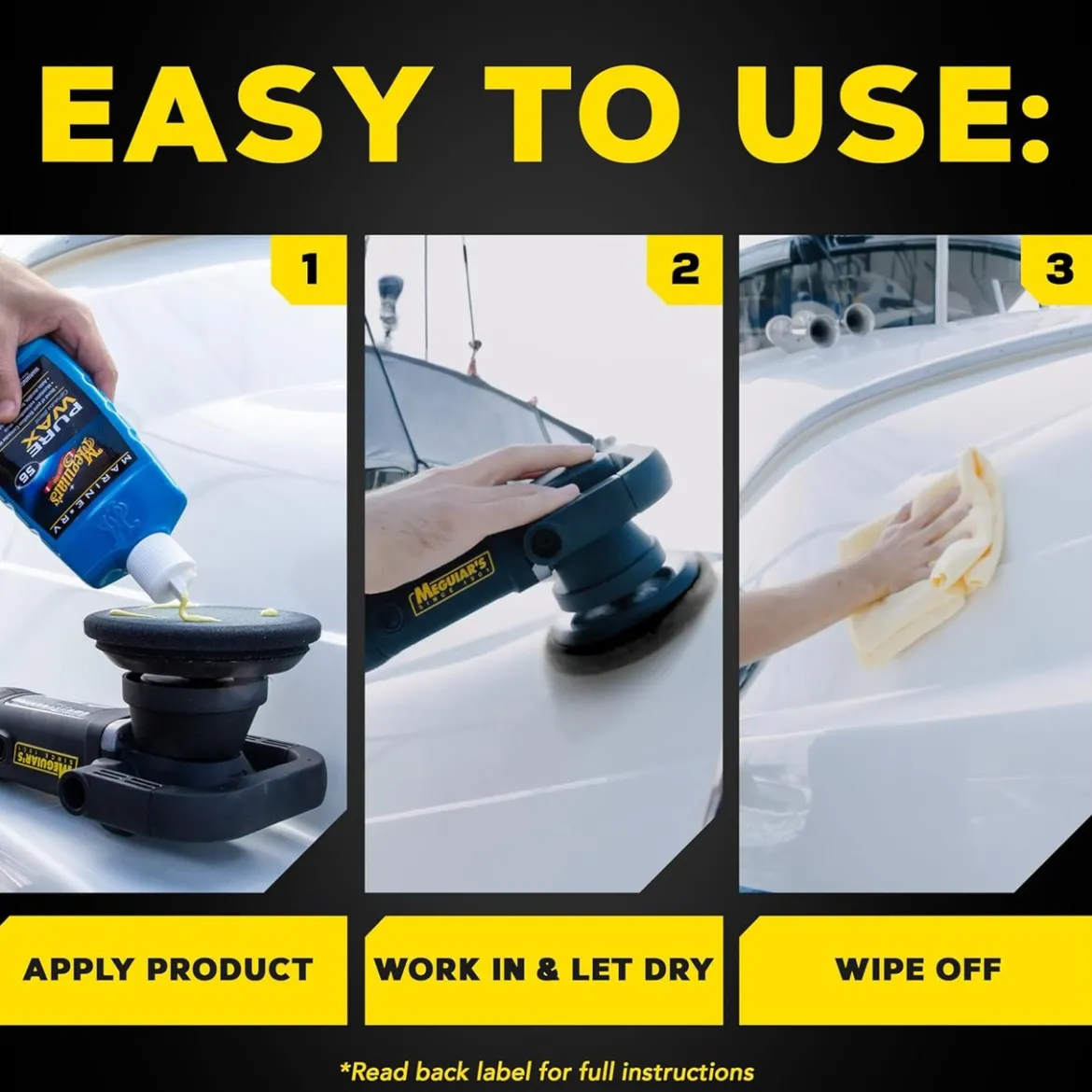Meguiar's Boat/RV Pure Wax Carnauba Blend 16 Oz (M5616)