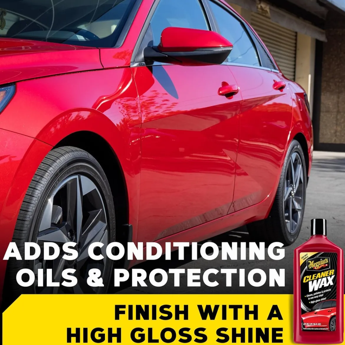 Meguiar's Cleaner Wax Liquid A1216 16 oz (A1216)