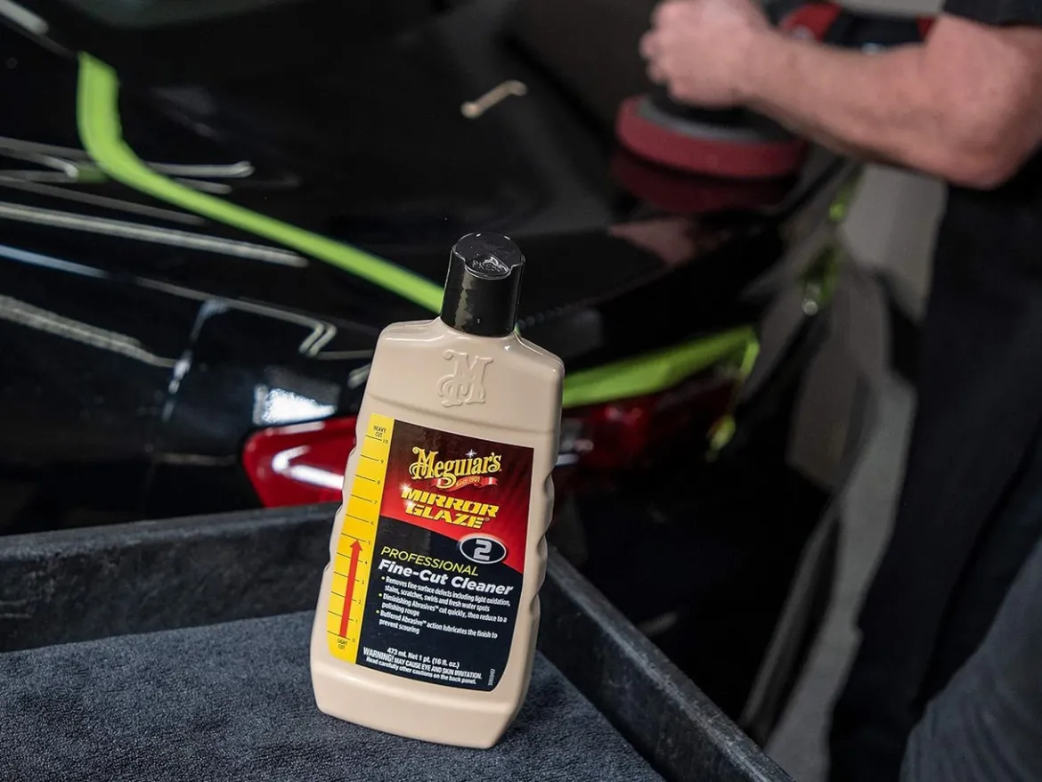 Meguiar's Fine Cut Cleaner Liquid 16 Oz for Paint Correction (M0216)