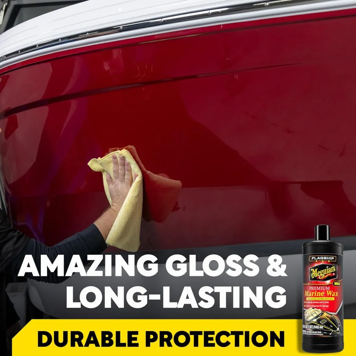 Meguiar's Flagship Marine Wax 32 Oz Liquid Wax (M6332)