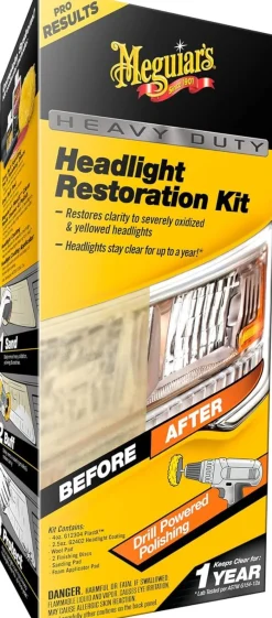 Meguiar's Heavy Duty Headlight Restoration Kit (G2980)
