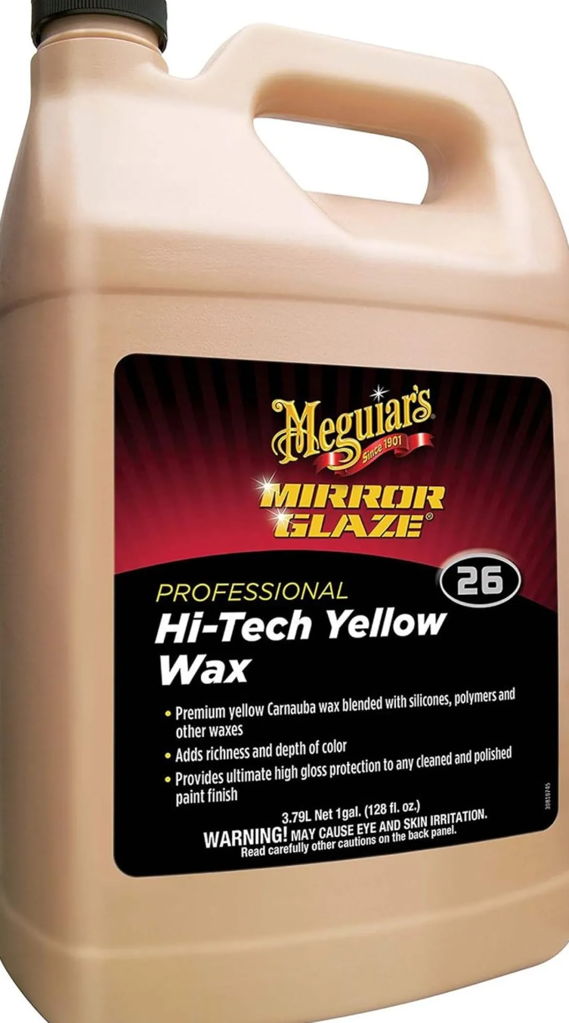 Meguiar's Hi-Tech Yellow Wax Gallon Liquid Car Wax (M2601)
