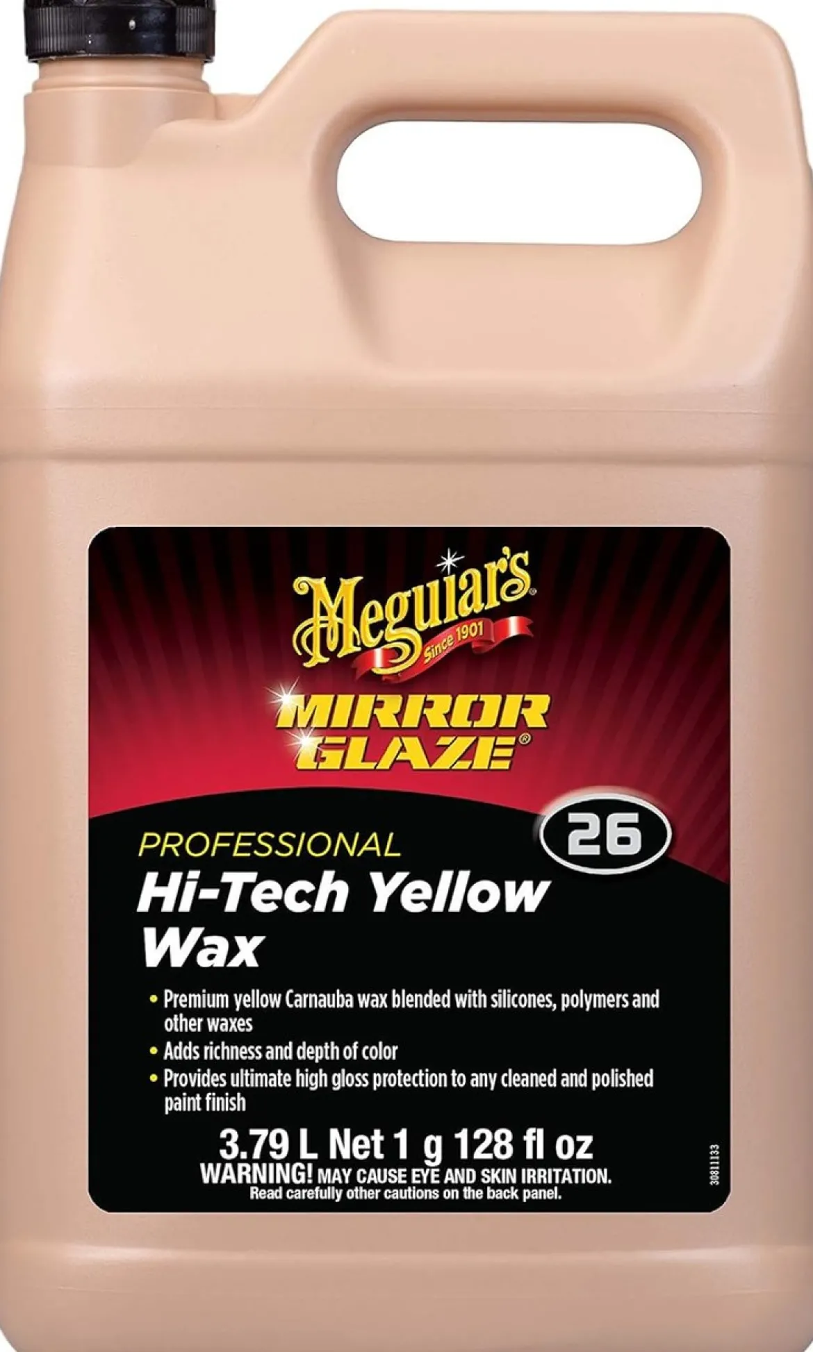 Meguiar's Hi-Tech Yellow Wax Gallon Liquid Car Wax (M2601)