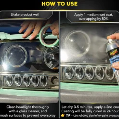 Meguiar's Keep Clear Headlight Repair Coating 4 Oz Spray (G17804)