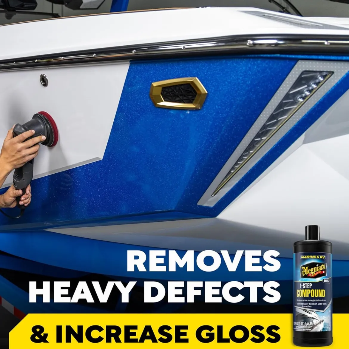 Meguiar's Marine One-Step Compound, 32 Oz (M6732)