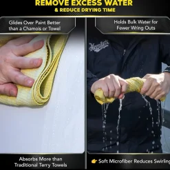 Meguiar's Microfiber Water Magnet Drying Towel 22