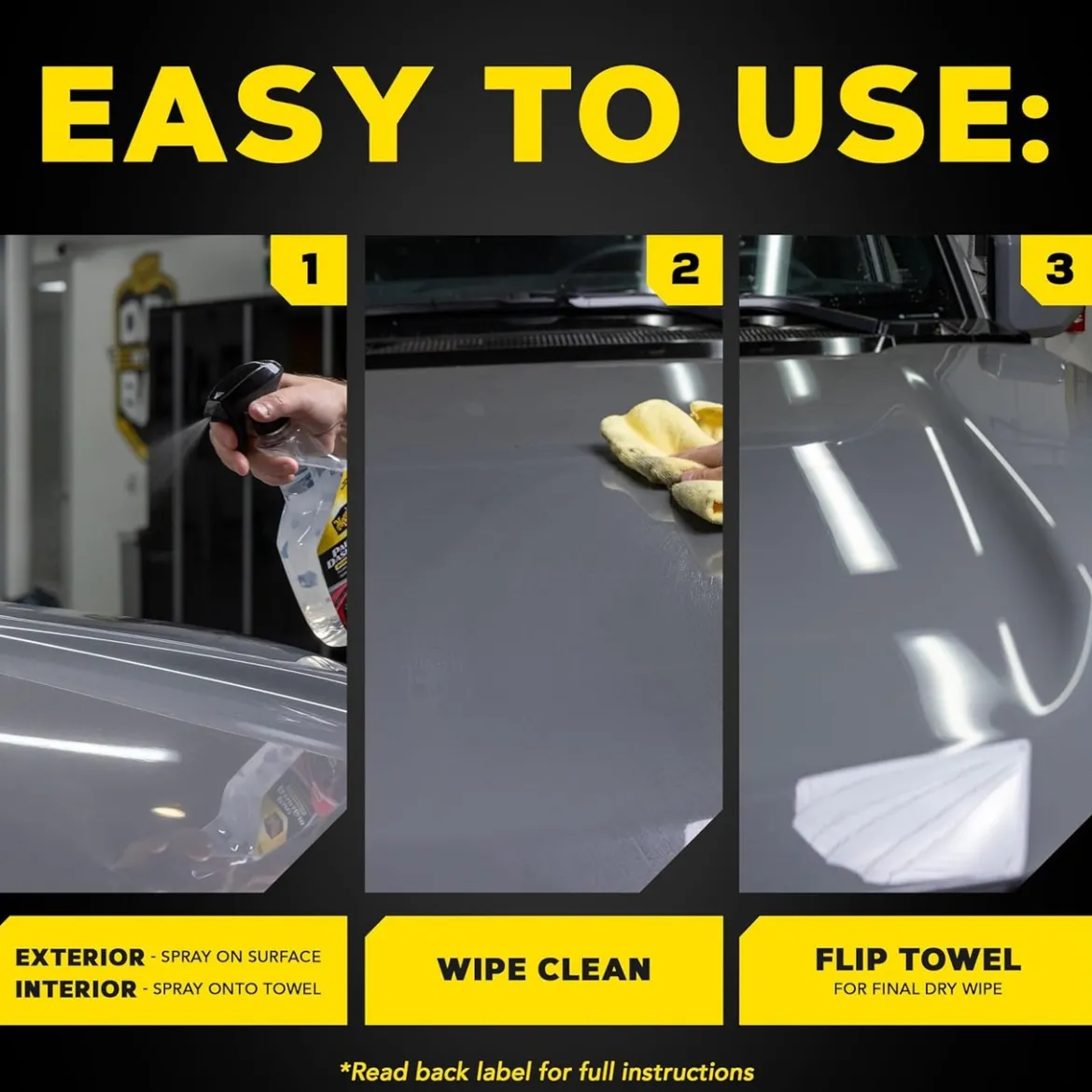 Meguiar's Paint Dash & Glass Inside & Out Detailer (G250224)