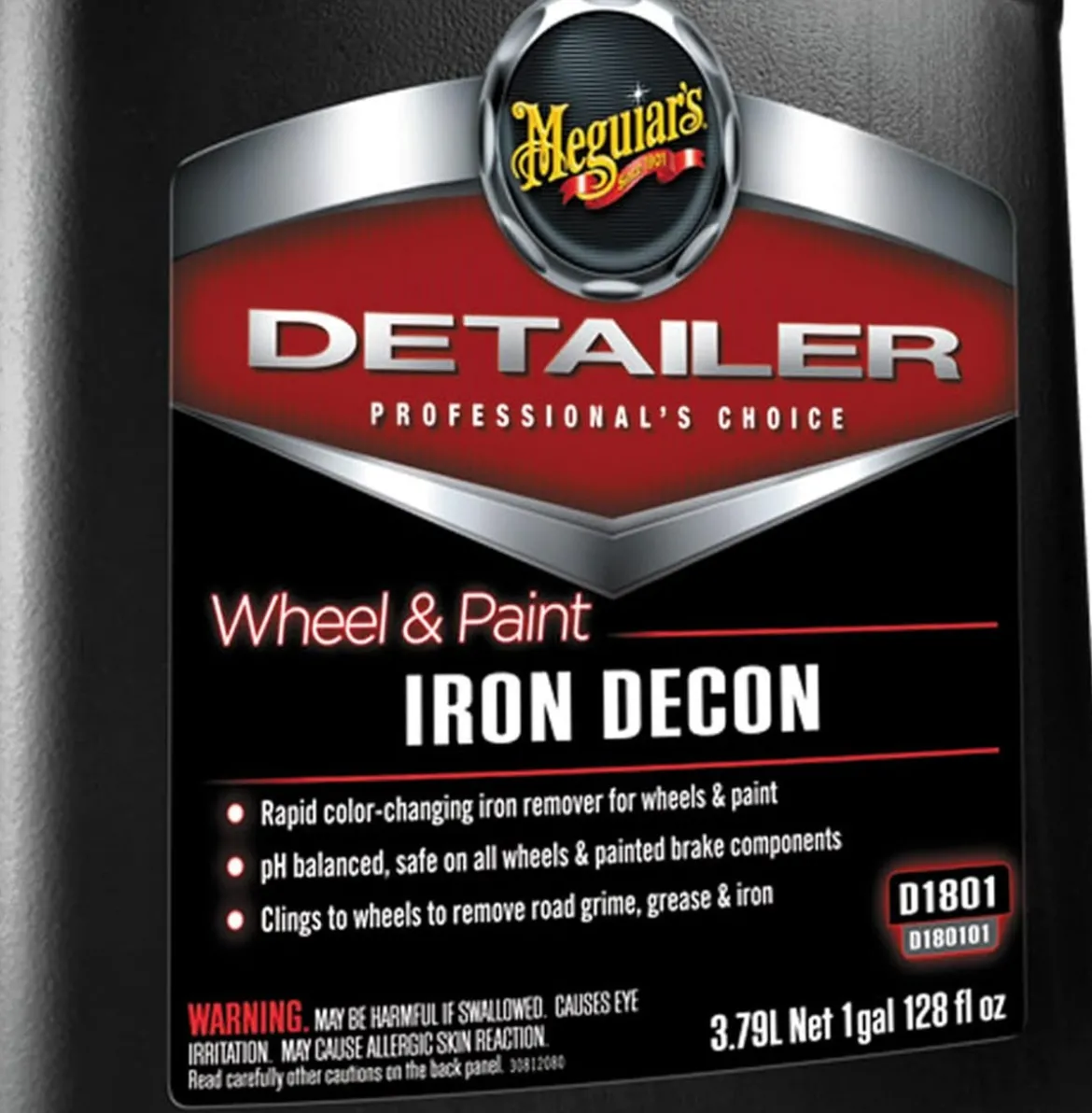 Meguiar's Wheel Paint Iron Decon Pro Strength Iron Remover 1 Gal (D180101)