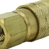 Milton 713 1/4" FNPT M-Style Coupler with Drag Guard
