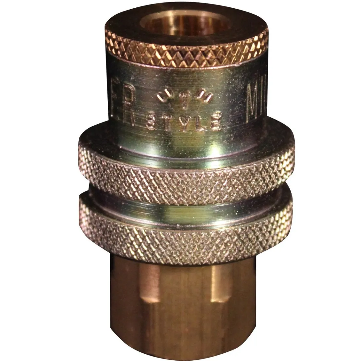 Milton 787 1/4" FNPT T-Style Coupler