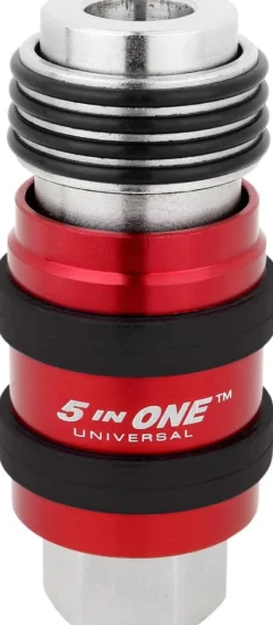 Milton 1750 5 In ONE Universal Safety Exhaust Coupler 1/4" Female